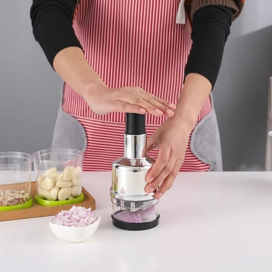 Picador Manual Multifuncional de Verduras y Frutas – Corta, Rebana y Pela en Segundos